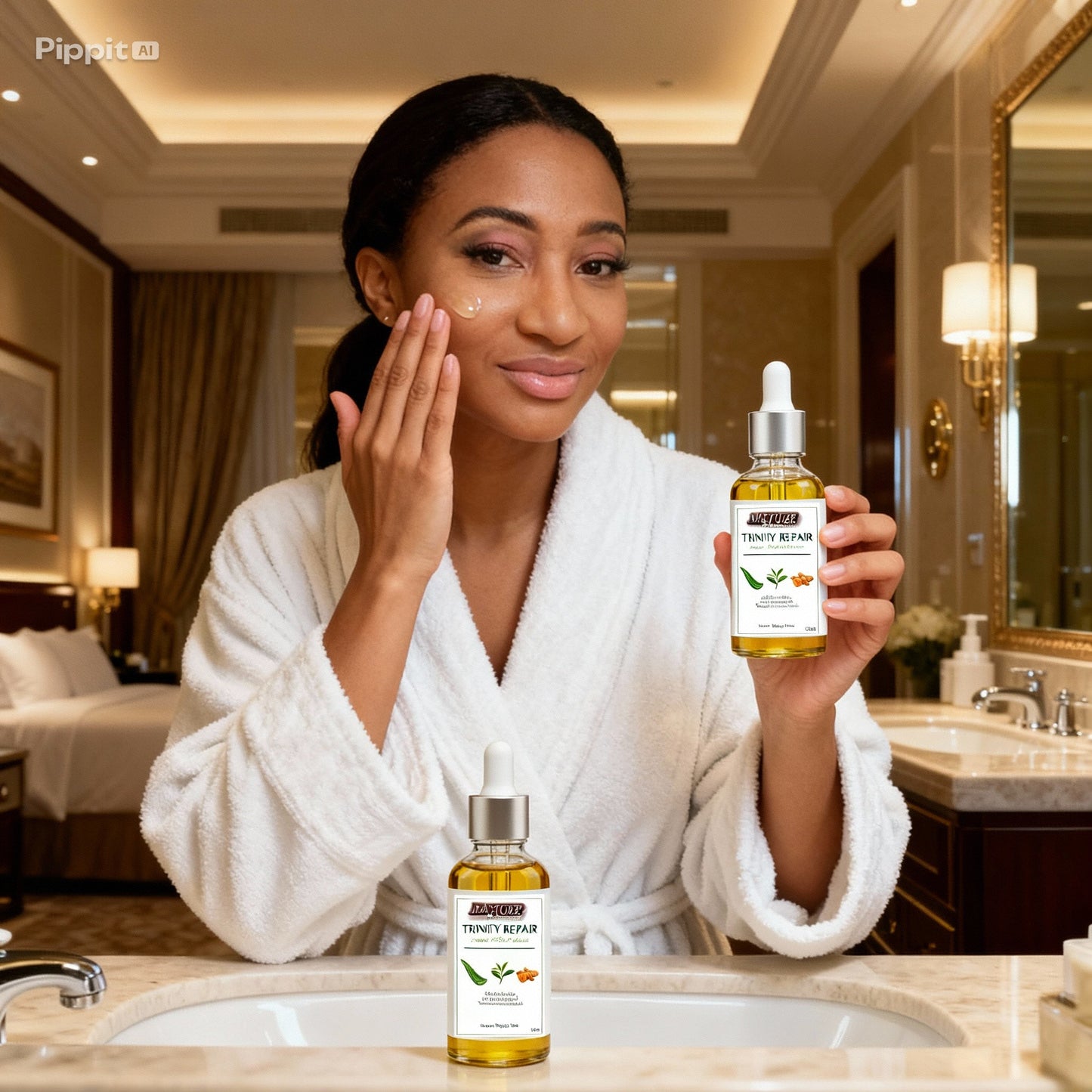 Huile Visage Réparatrice TRINITY REPAIR L'équilibre parfait de la nature pour tous types de peau