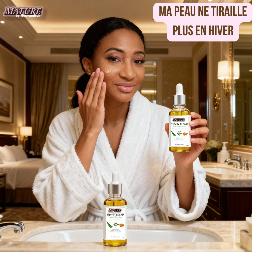 Huile Visage Réparatrice TRINITY REPAIR L'équilibre parfait de la nature pour tous types de peau