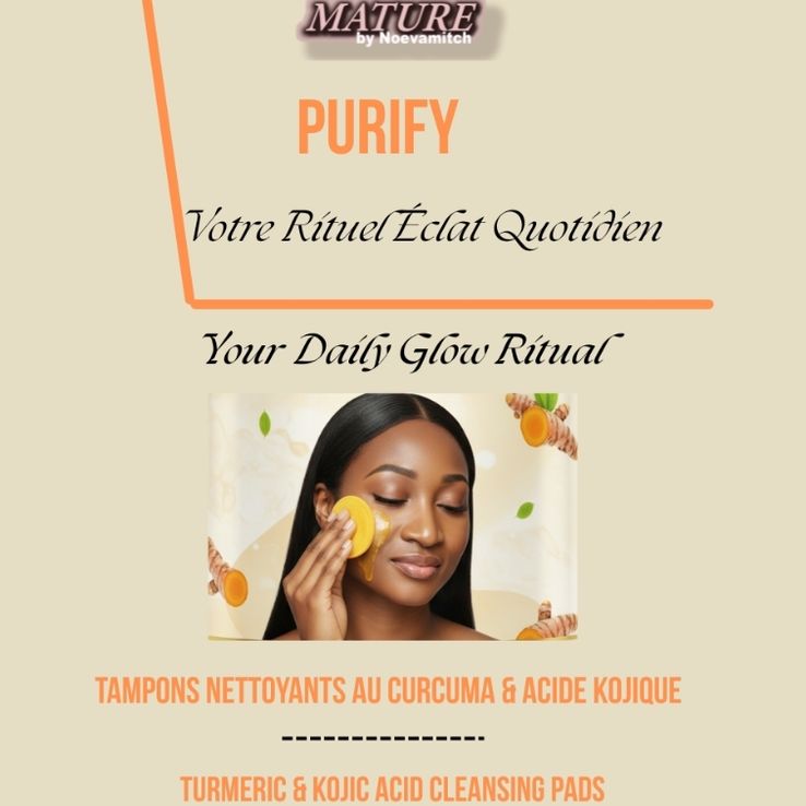 PURIFY: Facial Cleansing Pads with Turmeric and Kojic Acid