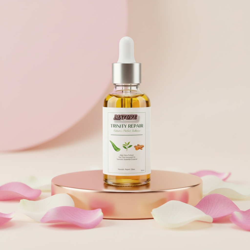 Huile Visage Réparatrice TRINITY REPAIR L'équilibre parfait de la nature pour tous types de peau