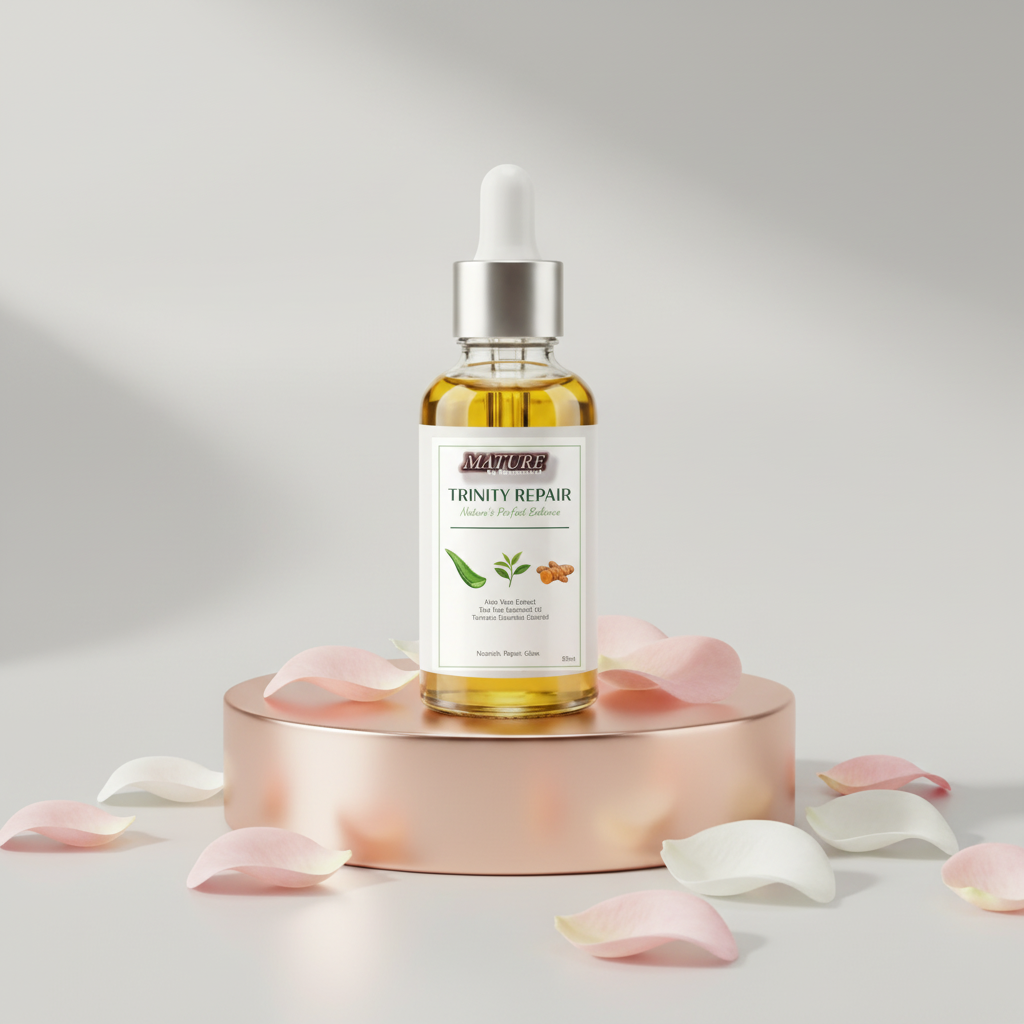 Huile Visage Réparatrice TRINITY REPAIR L'équilibre parfait de la nature pour tous types de peau